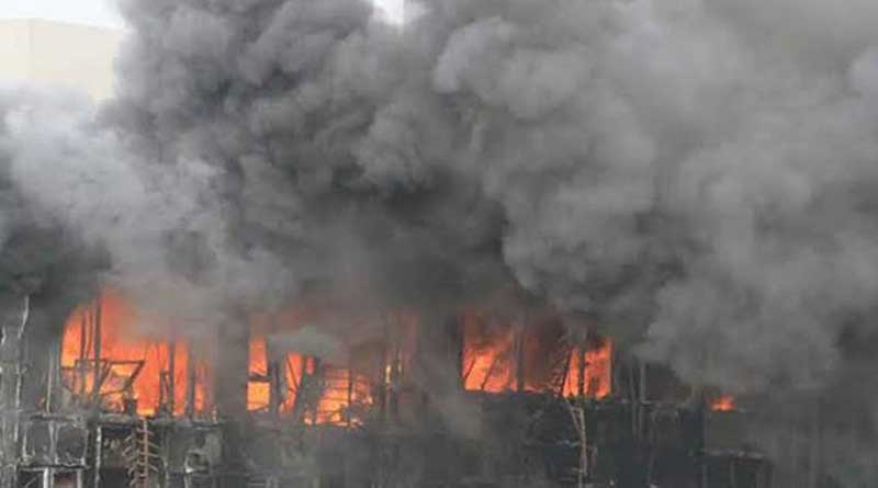 Massive fire at a chemical plant in Dhaka, four charred bodies recovered with two children | Sangbad Pratidin