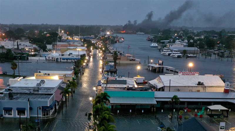 Powerful Hurricane Idalia made landfall in Florida। Sangbad Partidin