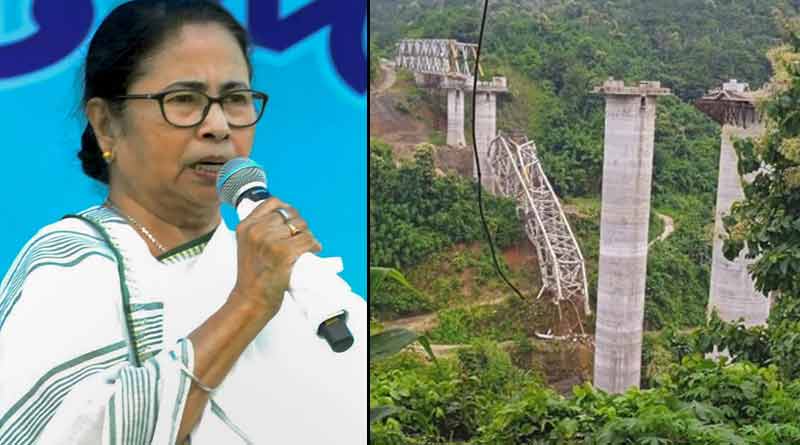 WB CM Mamata Banerjee assures to helps those family who lost their family members in Mizoram railway bridge collapse । Sangbad Pratidin