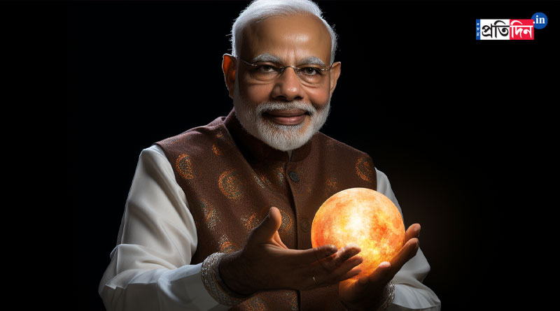 Chandamama dur nehi, PM Narendra Modi on Chandrayaan-3's historic Moon landing | Sangbad Pratidin
