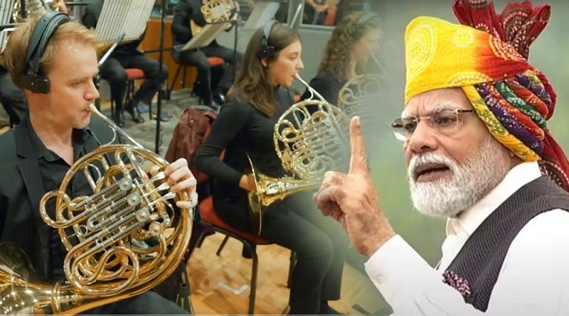 PM Narendra Modi Reacts To Ricky Kej's Rendition Of Indian National Anthem | Sangbad Pratidin