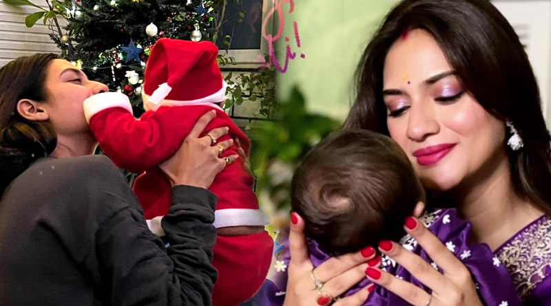 ছেলে ঈশানের দু’বছর, জন্মদিনের ছবি শেয়ার করে বিশেষ আরজি নুসরতের