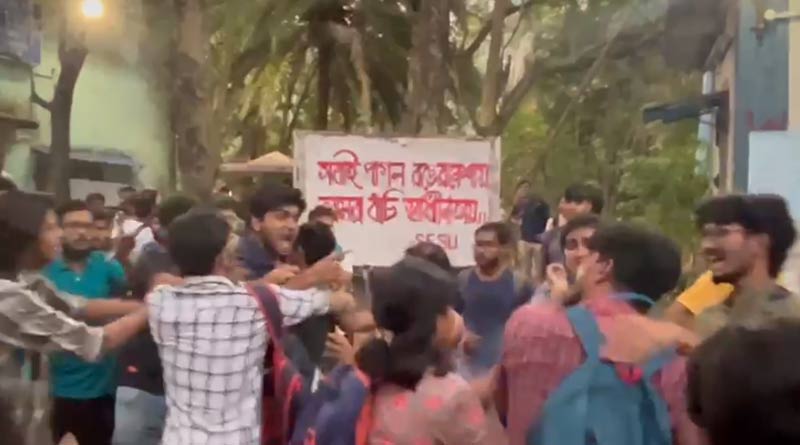 এসএফআইয়ের উপর ‘হামলা’ WTI-এর, এবার ছাত্র সংঘর্ষে উত্তাল যাদবপুর
