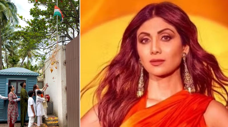 Here is how Shilpa Shetty reacted after being trolled for hoisting Tricolour with shoes on | Sangbad Pratidin