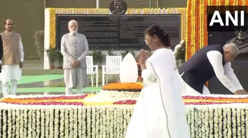 PM Modi, President Murmu, NDA leaders pay tribute to Atal Bihari Vajpayee on his death anniversary। Sangbad Pratidin