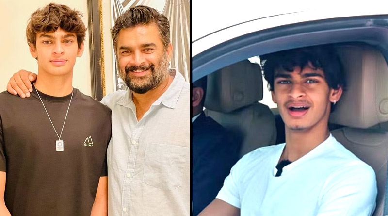 OMG! R Madhavan's son Vedaant learns how to drive in a Porsche | Sangbad Pratidin