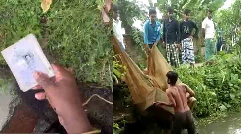 Ballot box and Voter ID card found from pond from Magrahat | Sangbad Pratidin