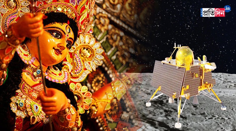 Chandrayaan theme hot favourite for lighting this Durga Puja | Sangbad Pratidin