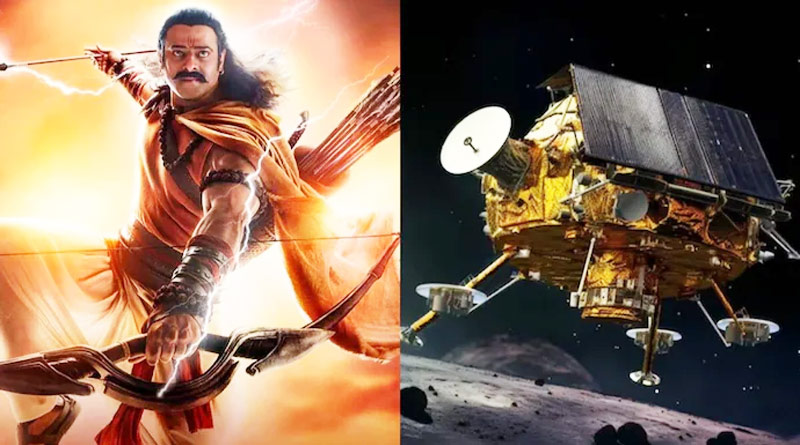 As Chandrayaan-3 lands on Moon netizen find new reason to slam 'Adipurush' | sangbad Pratidin