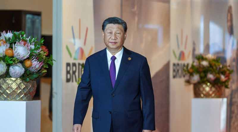 Xi Jinping faced an awkward moment at BRICS। Sangbad Pratidin