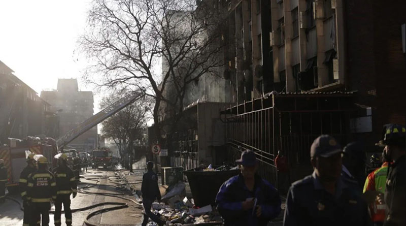Massive fire broke out in Johannesburg building, at least 63 died | Sangbad Pratidin