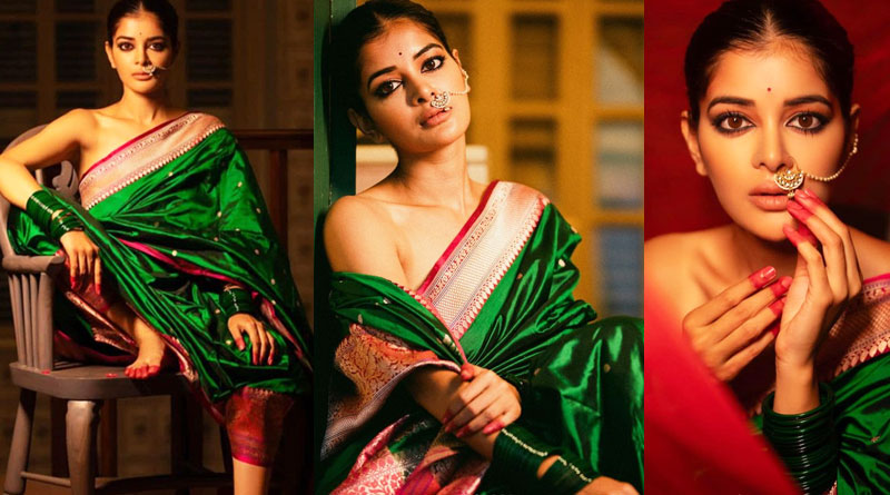 Bengali actress Madhumita Sarcar looks regal in Marathi style | Sangbad Pratidin
