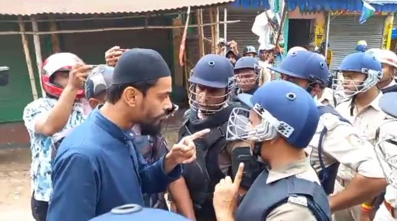 Nawsad Siddique quarrels with police amidst unrest during board formation in Furfura Sharif | Sangbad Pratidin