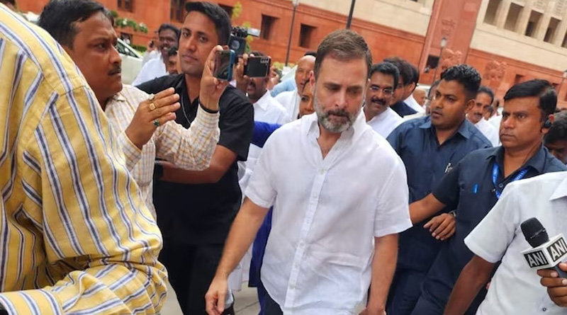 Rahul Gandhi changes twitter bio, attends monsoon session after restoring MP post | Sangbad Pratidin