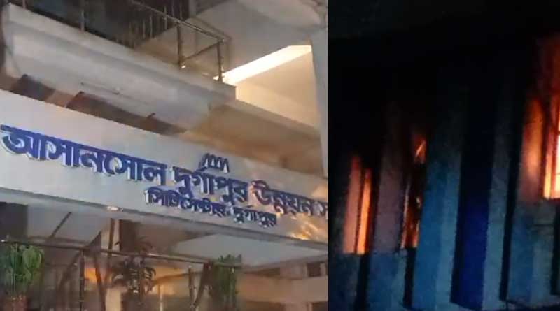 Massive fire engulfs ADDA office at midnight, 13 fire engines try to catch fire | Sangbad Pratidin