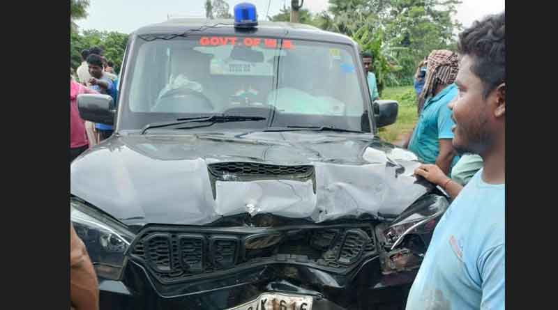বিডিও’র গাড়ির সঙ্গে মোটর বাইকের ধাক্কা, পিংলায় মৃত্যু যুবকের