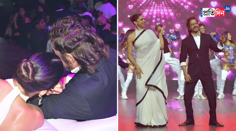 Shah Rukh, Deepika's lovely moment at Jawan success meet| Sangbad Pratidin
