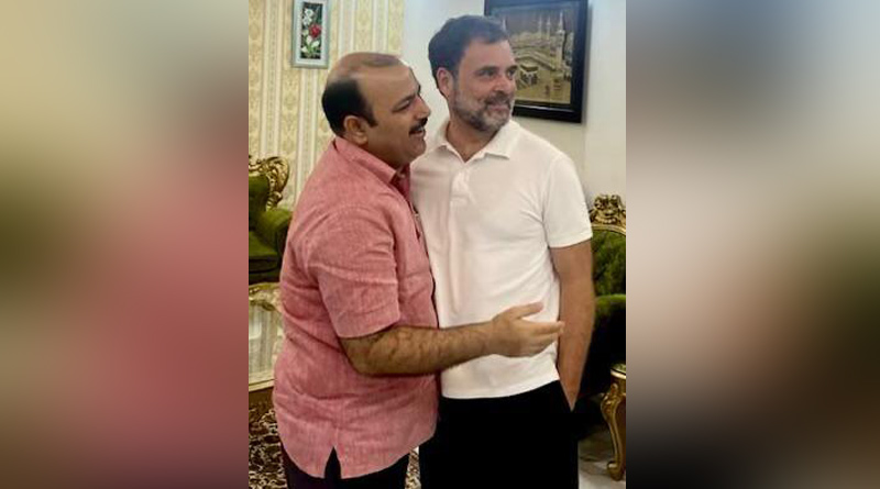 Rahul Gandhi meets Lok Sabha MP Danish abused by BJP leader। Sangbad Pratidin