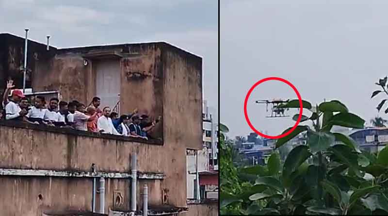 To stop dengue is the main challenge, Municipality flies drone to locate the larva of Krishna Glass factory । Sangbad Pratidin
