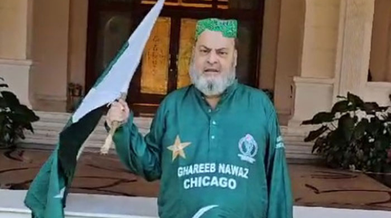 ICC ODI World Cup 2023: Pakistan Super fan Bashir Chacha detained after he waves Pakistani flag at Hyderabad airport। Sangbad Pratidin
