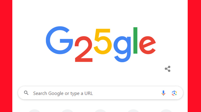 Google Celebrates Its 25th Birthday With A Special Doodle | Sangbad Pratidin