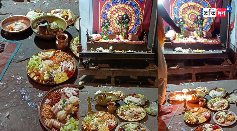 Special menue on Janmastami at Radhabinod temple of Manteswar attract people | Sangbad Pratidin