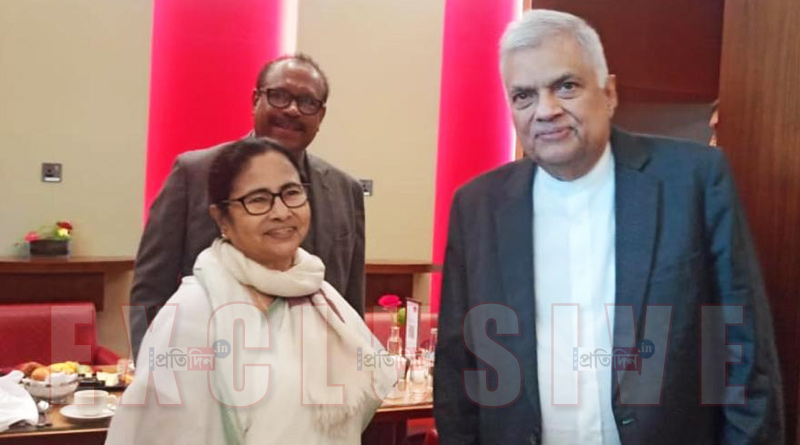 President of Sri Lanka met CM Mamata Banerjee at Dubai Airport | Sangbad Pratidin