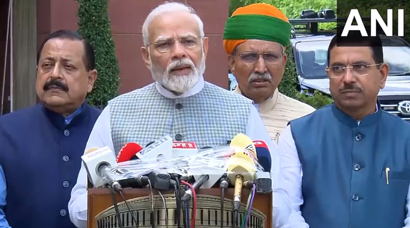 PM Modi speaks ahead of special session of parliament | Sangbad Pratidin