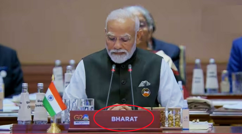 'Bharat' on display as PM Narendra Modi addresses G20 Summit | Sangbad Pratidin