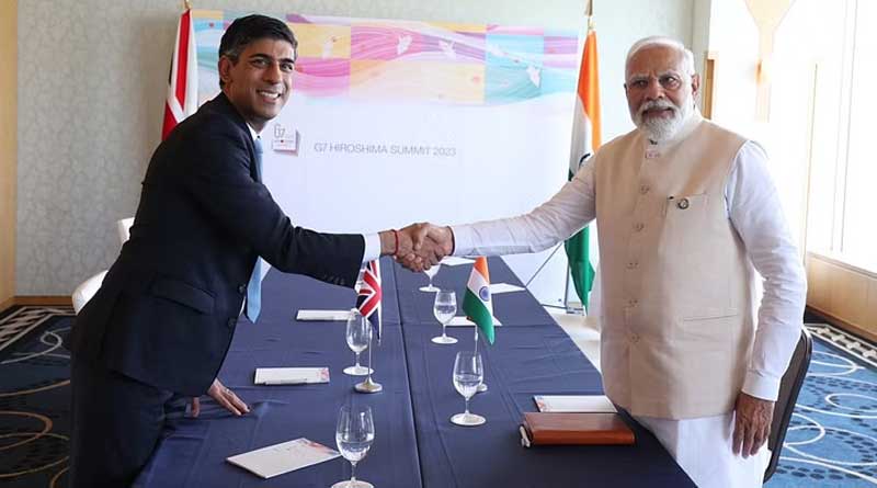 PM Modi and UK PM Rishi Sunak agree to work for long awaited successful free trade agreement