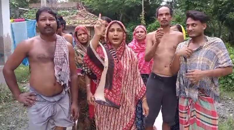 Protest at Nandigram over shunted water supply, local stage protest by blocking road | Sangbad Pratidin