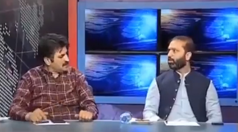 Pakistan leaders slap and kick each other on a live TV debate | Sangbad Pratidin
