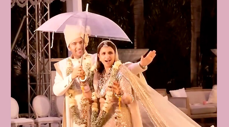 Parineeti Chopra and Raghav Chadha were the happiest and the goofiest bride and groom | Sangbad Pratidin