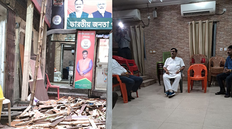 Rahul Sinha and Dilip Ghosh slams BJP leadership over party office demolition