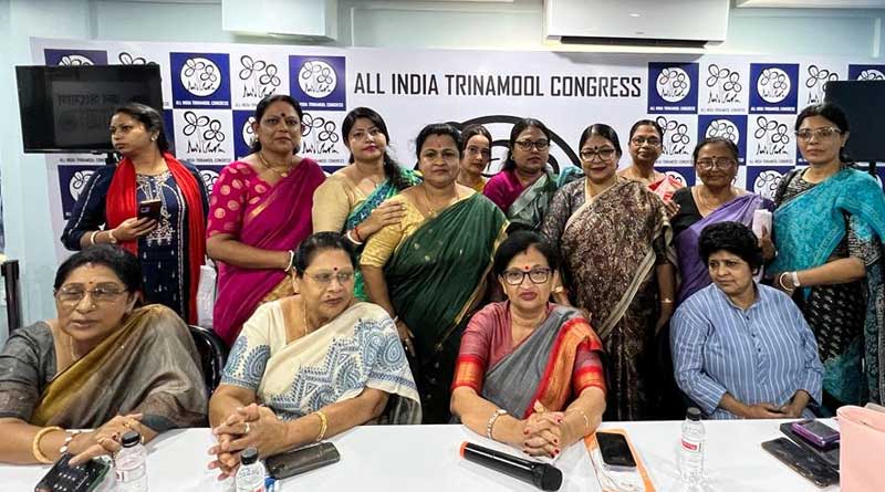 TMC Women organises signature collection programme to protest Manipur and fule issues |Sangbad Pratidin