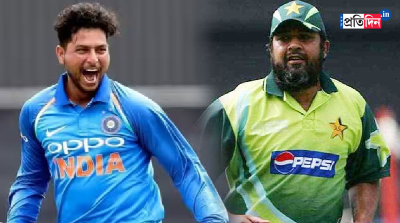 Inzamam-ul-Haq gave an interesting reply to a reporter who compared Pakistan spinners' statistics with that of Kuldeep Yadav । Sangbad Pratidin