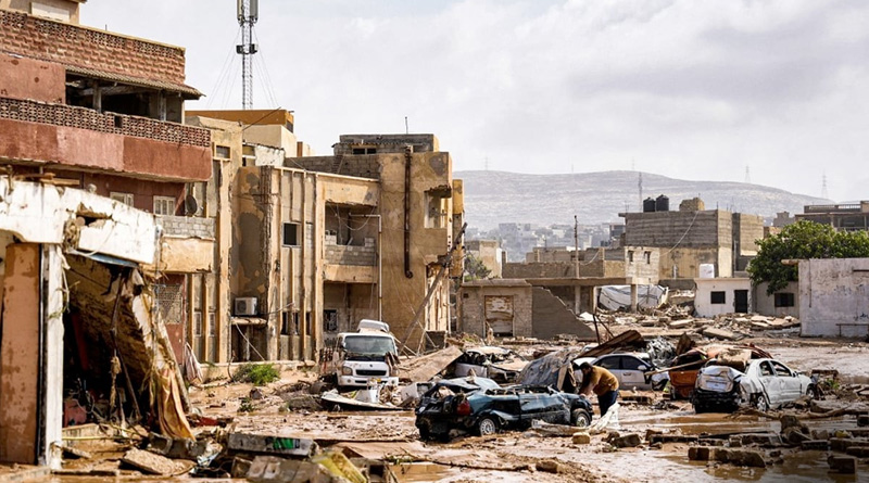 Massive flood in Libya kills 1 thousand, death toll likely to rise | Sangbad Pratidin