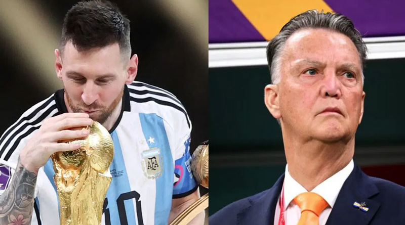 Louis van Gaal claimed that 2022 World Cup was rigged in favour of Lionel Messi and Argentina । Sangbad Pratidin