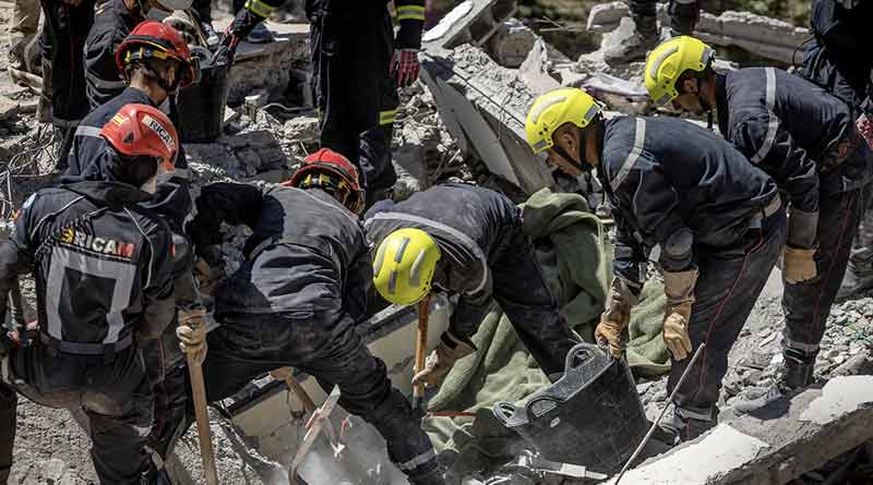 Death toll rises near 3000 in Morocco's earthquake। Sangbad Pratidin