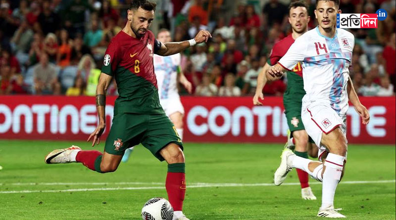 Portugal enjoyed their biggest-ever win as they thumped Luxembourg 9-0 । Sangbad Pratidin