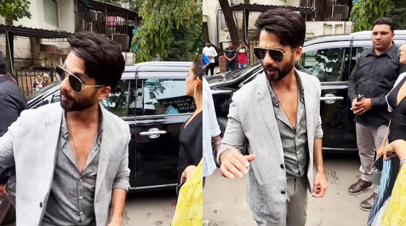 Shahid Kapoor’s heated argument with paps, Viral Video | Sangbad Pratidin