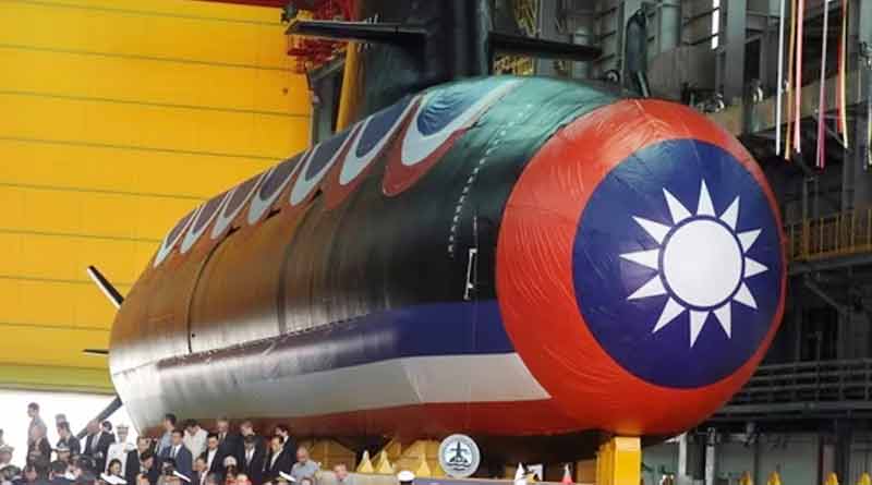Taiwan reveals its first homegrown submarine। Sangbad Pratidin