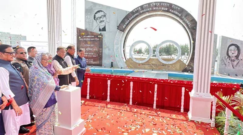 Bangladesh PM Sheikh Hasina inaugurates tunnel under river in Chittagong | Sangbad Pratidin