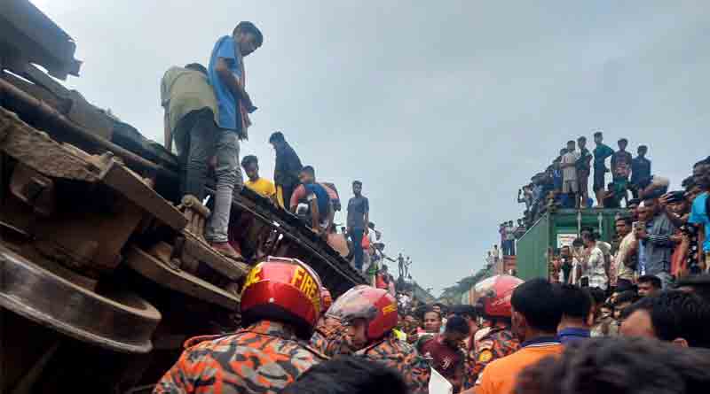 At least 12 dead in Bangladesh train collision | Sangbad Pratidin