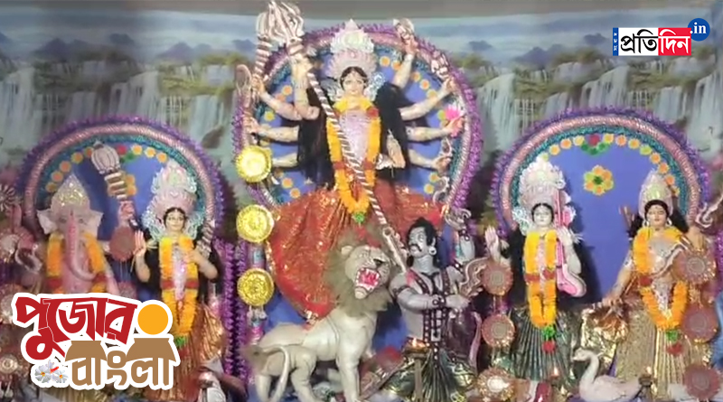 Durga Puja 2023: After Lakshmi Puja, Goddess Durga is again worshiped at Karandighi | Sangbad Pratidin