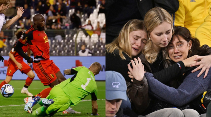 Belgium vs Sweden Euro qualifier abandoned at half-time after two Swedes shot dead in suspected terror attack। Sangbad Pratidin