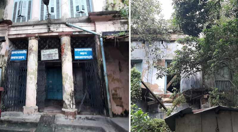 Old outdoor building of Uttarpara state general hospital marked as Dengue prone area । Sangbad Pratidin