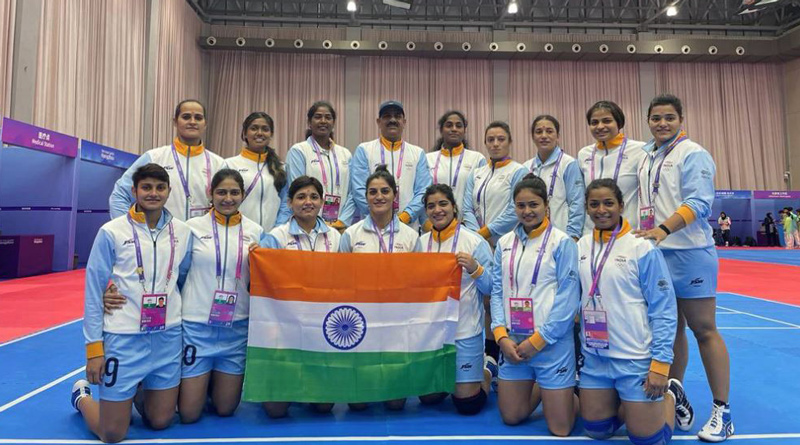 Asian Games 2023: India wins the gold medal in kabaddi to touch the 100th medal । Sangbad Pratidin