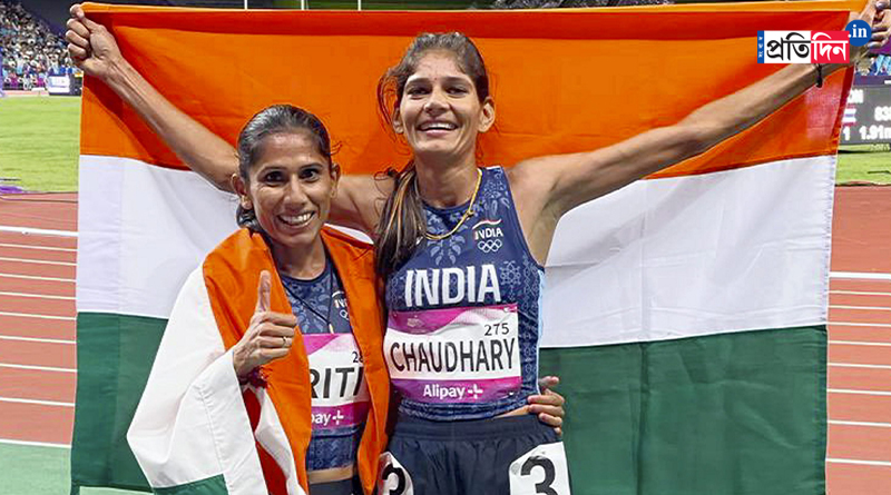 Asian Games: Parul Chaudhary wins silver in women's 3000m steeplechase । Sangbad Pratidin