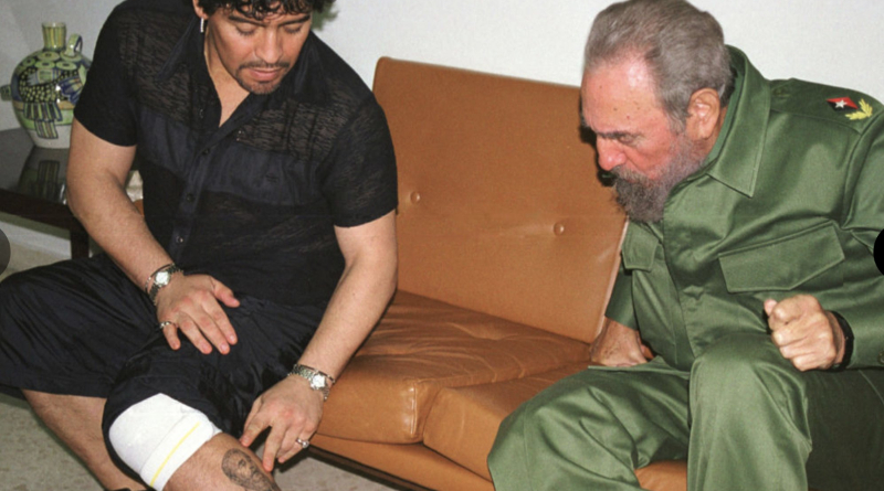 Maradona with Fidel
